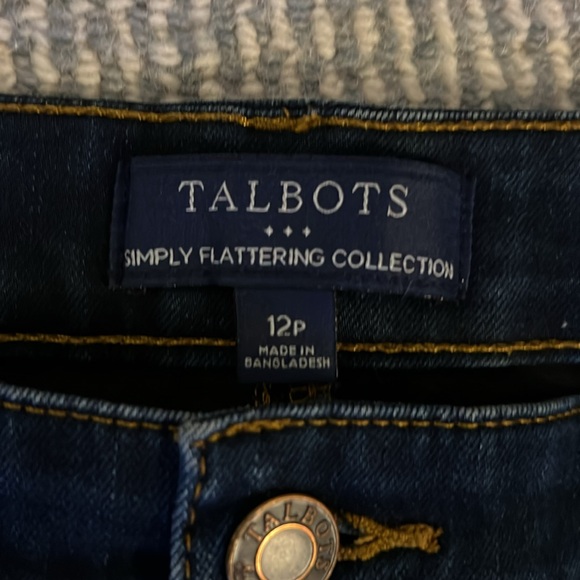 Talbots Blue Jeggings Size 12P | Excellent Condition, Minimal Wear - Picture 3 of 3